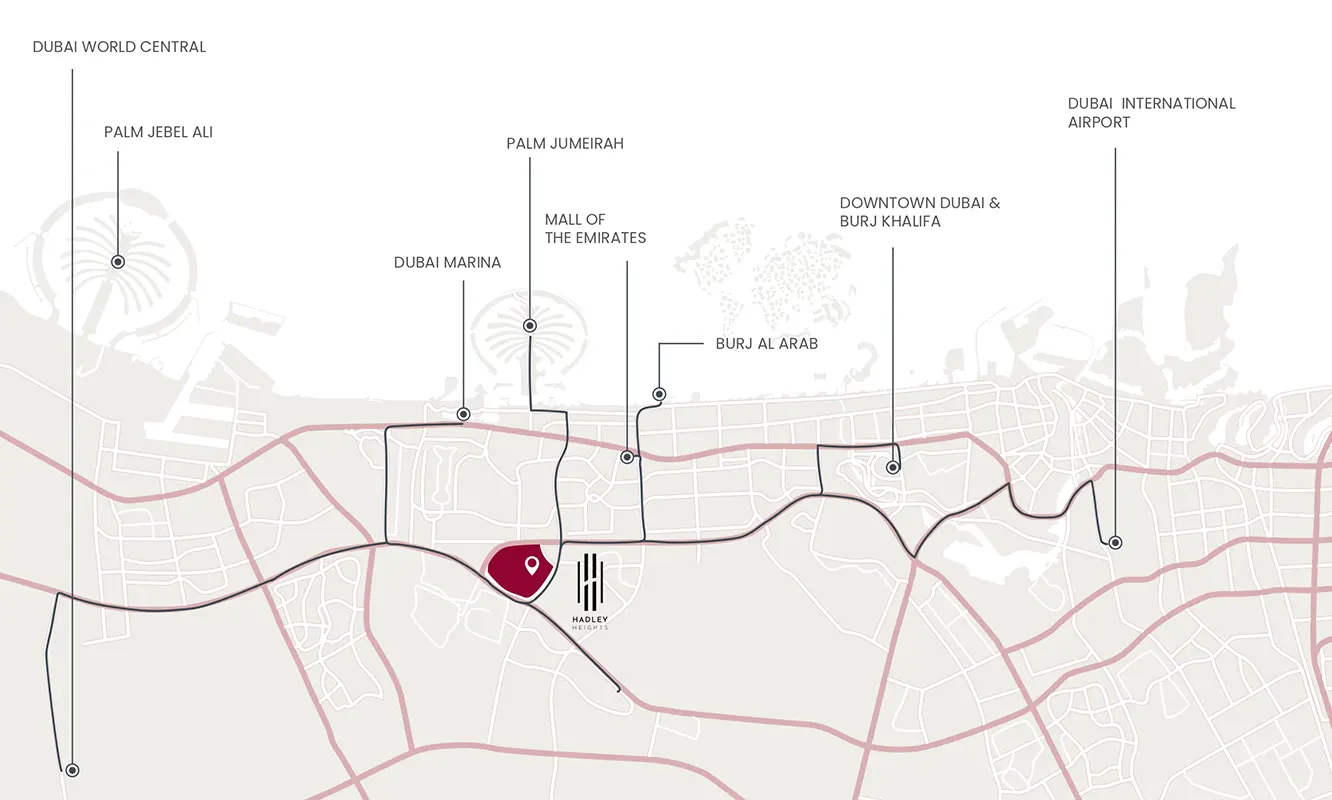 Hadley Heights JVC location map