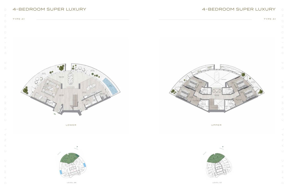 4 Bedroom floor plan