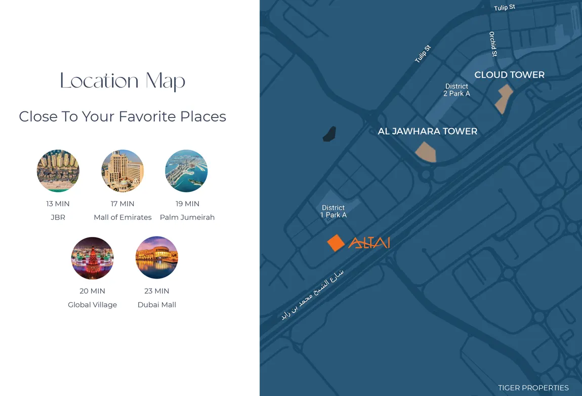 Altai Tower at JVT location map