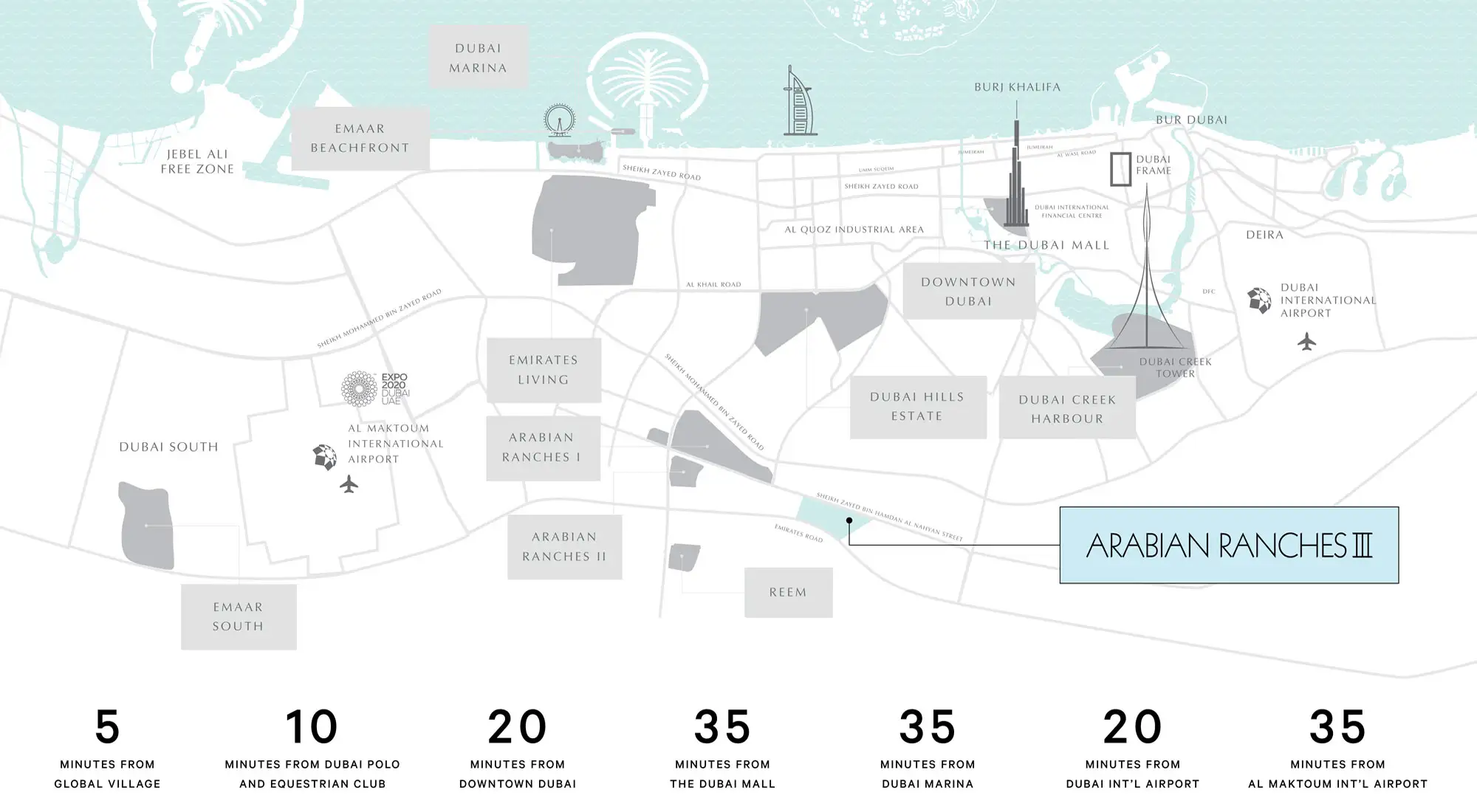 May at Arabian Ranches 3 location map
