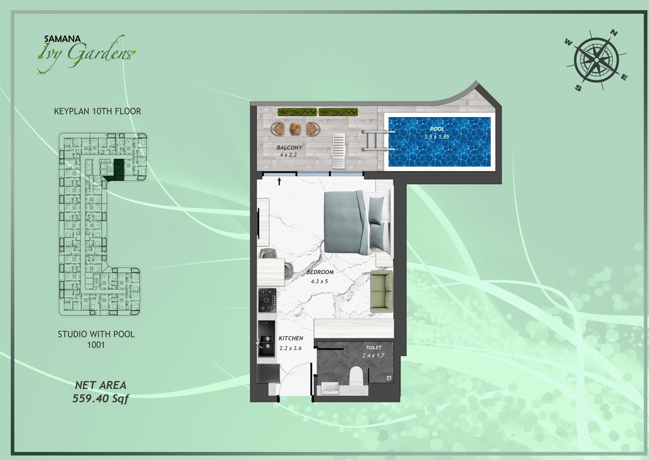 Studio floor plan