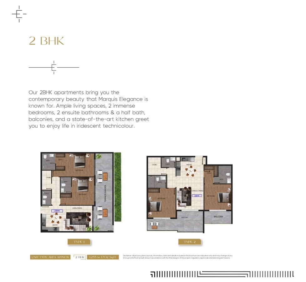 2 Bedroom floor plan