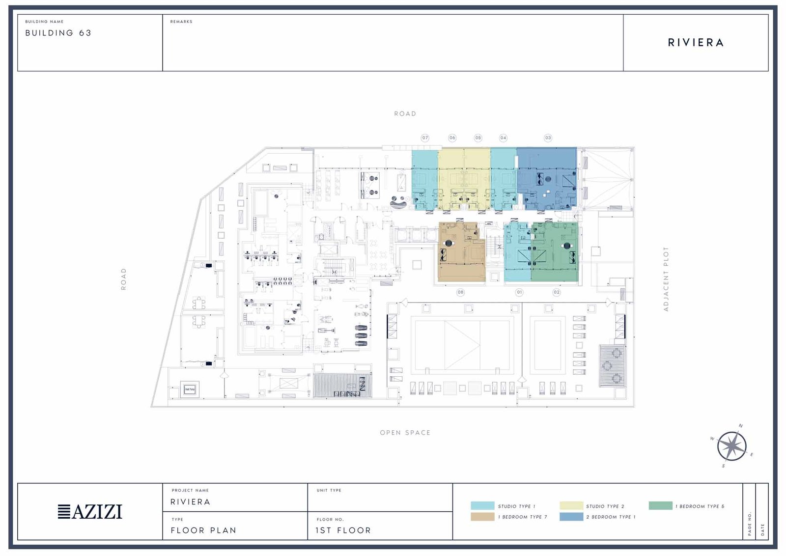Azizi Riviera 63 floor plan