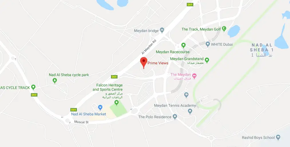 Prescott Prime Views Meydan location map