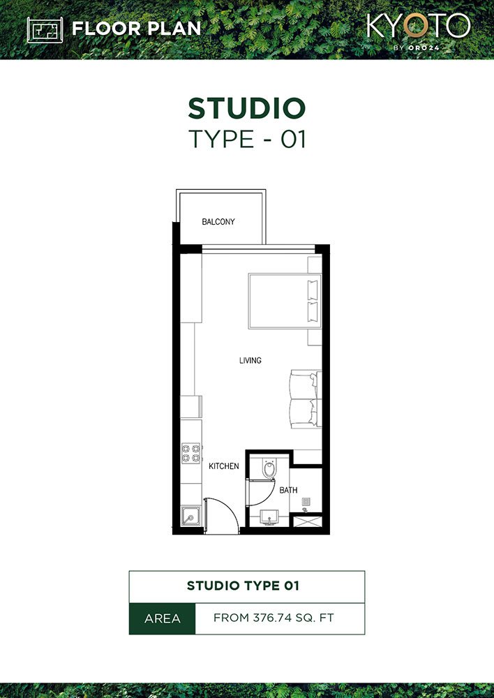 Studio floor plan