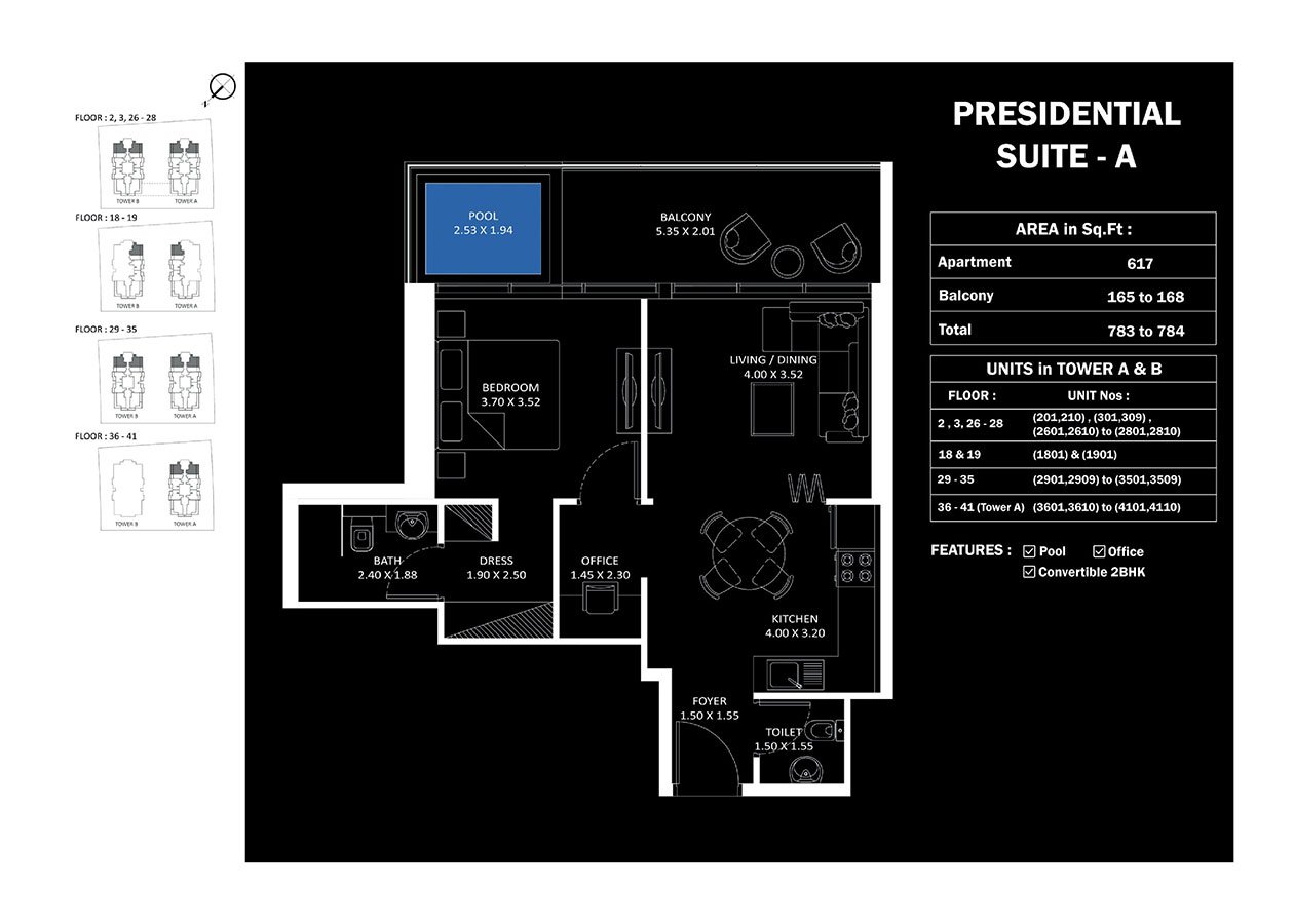 Studio floor plan