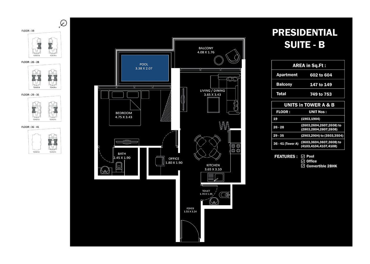 Studio floor plan