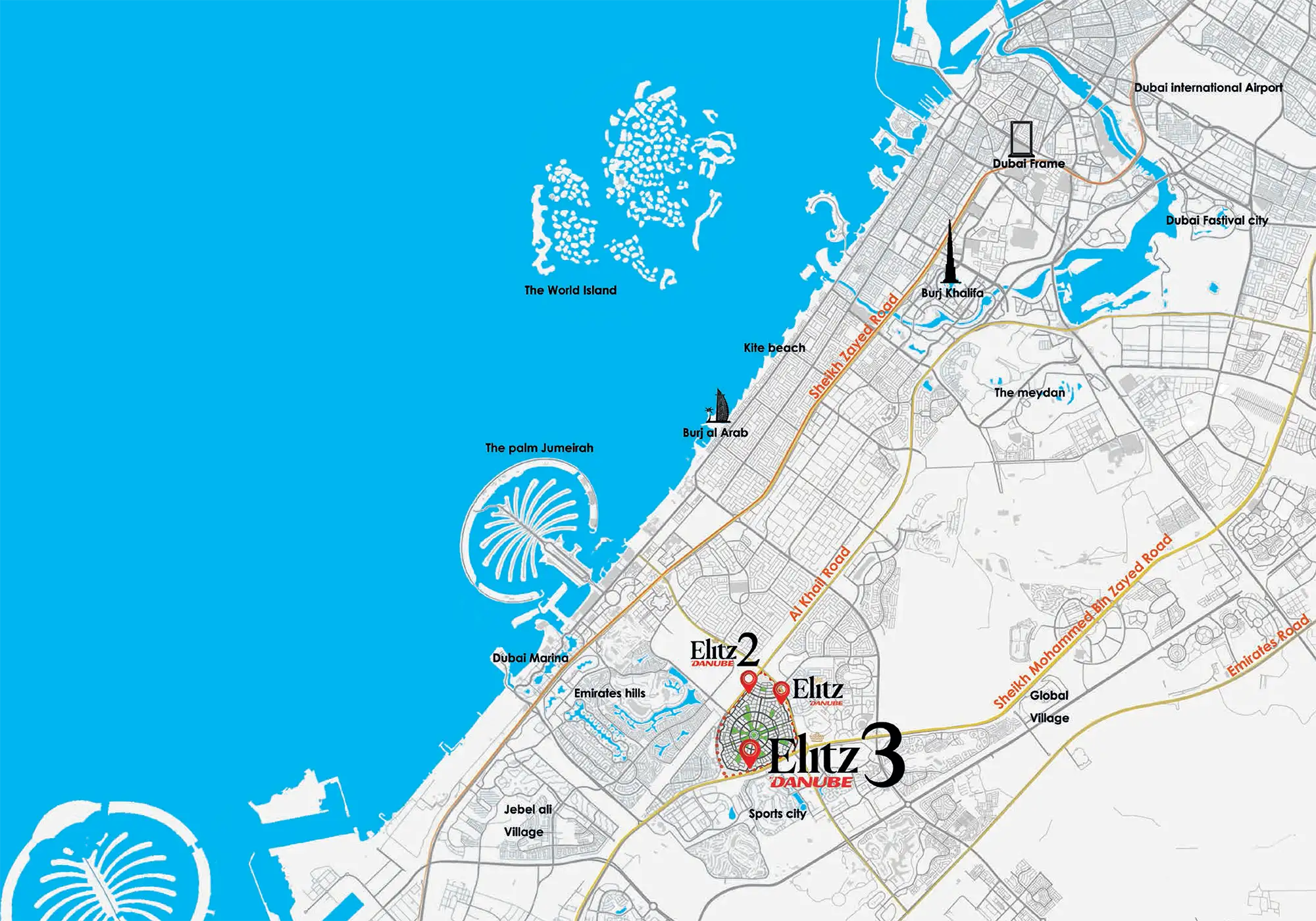 Danube Elitz 3 location map