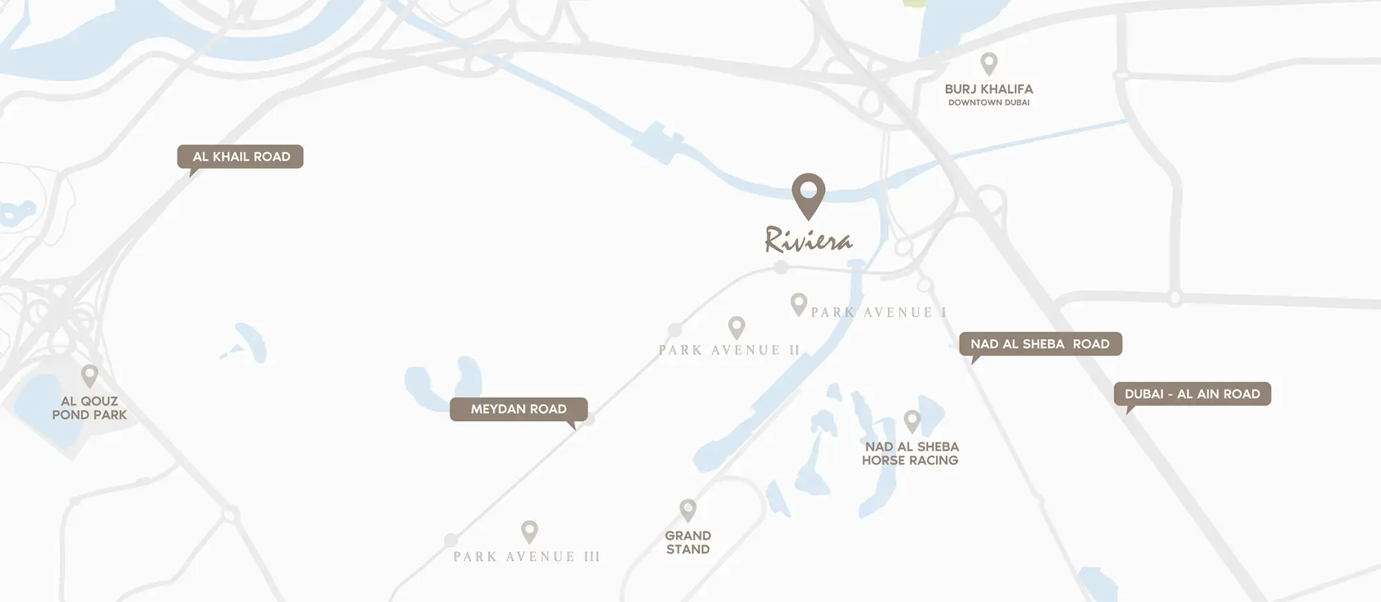 Azizi Riviera 65 location map