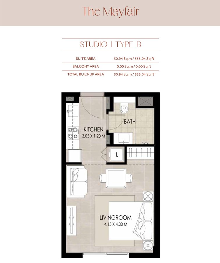 Studio floor plan