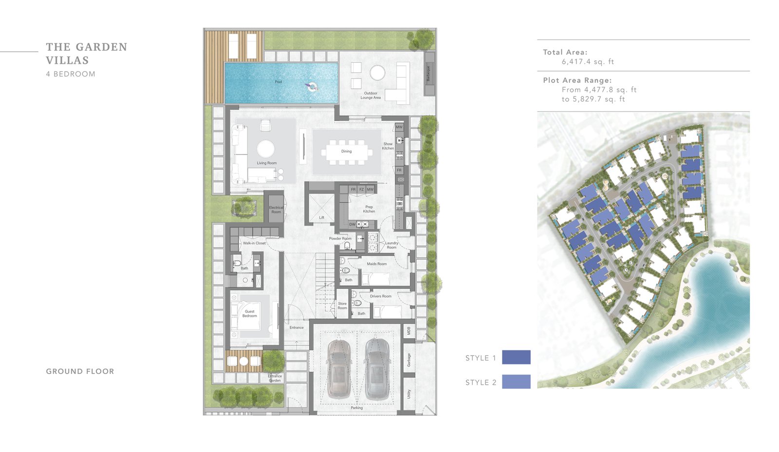 The Lakeshore Villas floor plan