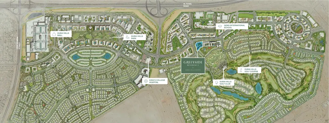 Greenside Residence location map