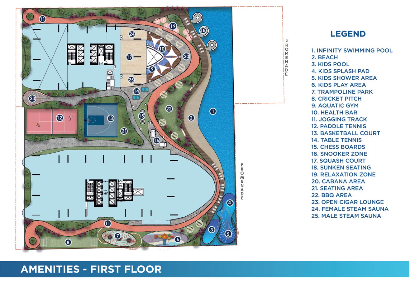 Oceanz by Danube Floor Plan First Floor floor plan