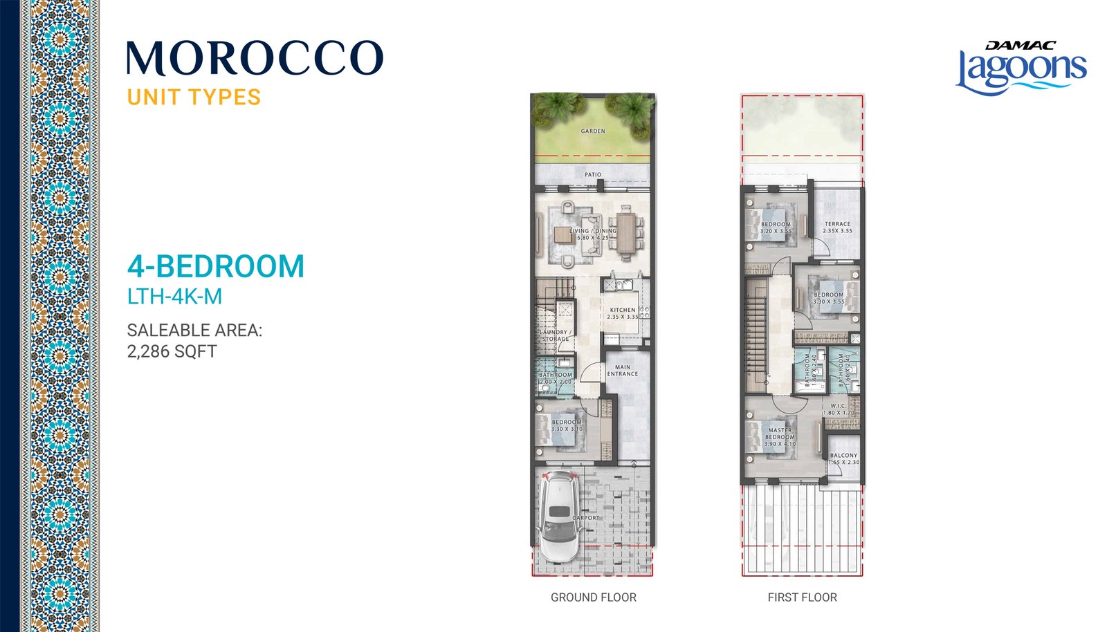 Morocco Phase 2 at Damac Lagoons floor plan