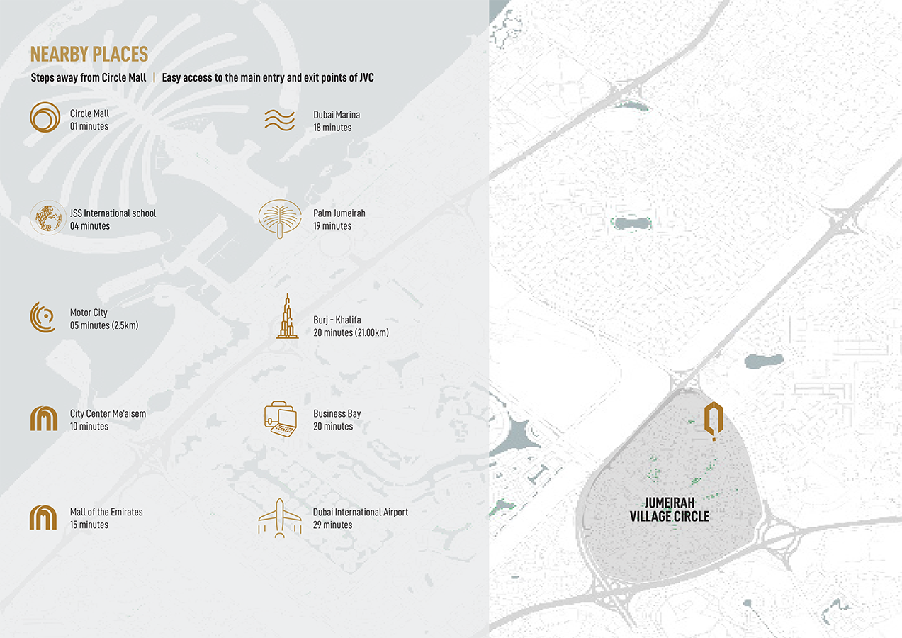 Concept 7 Residences location map