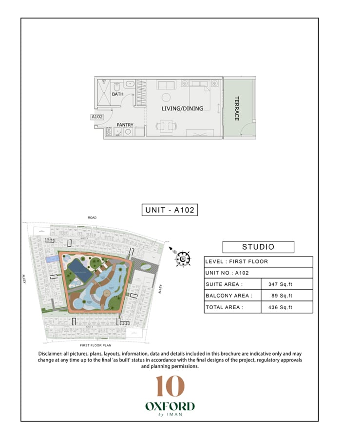 Studio floor plan