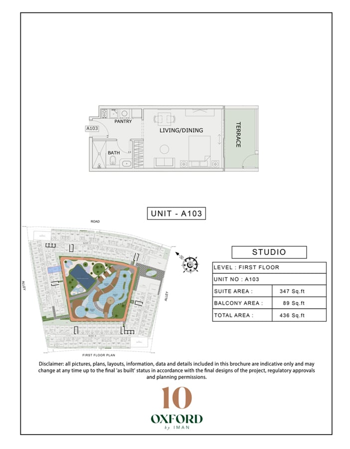 Studio floor plan