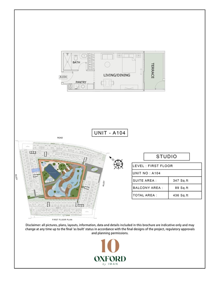 Studio floor plan