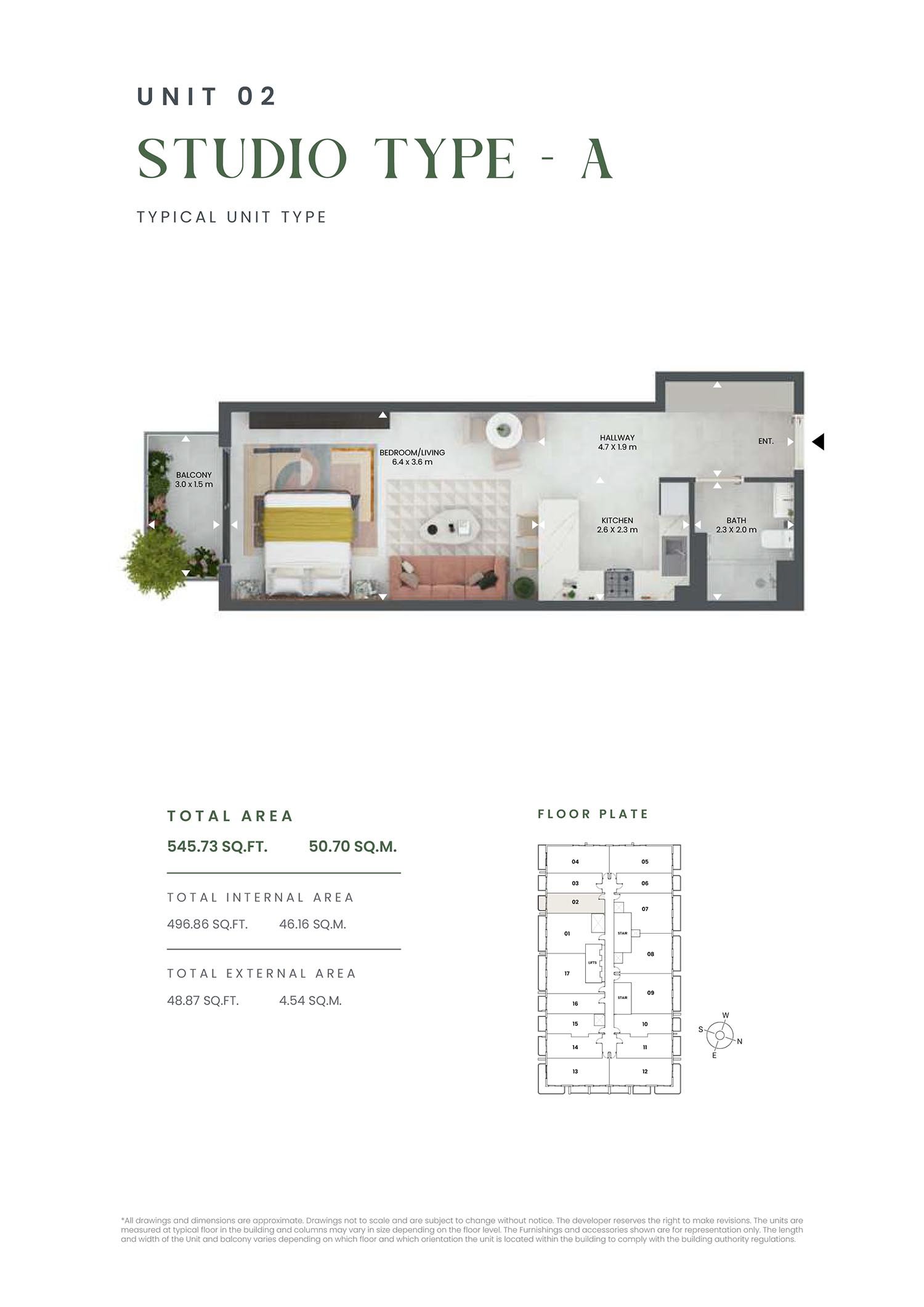 Studio floor plan
