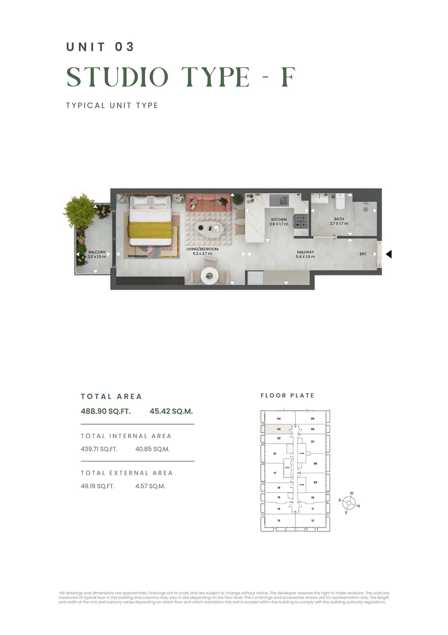 Studio floor plan