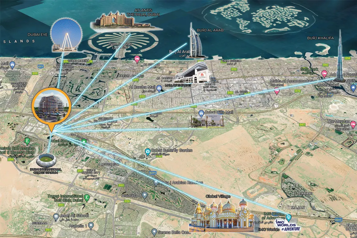 Samana Portofino location map