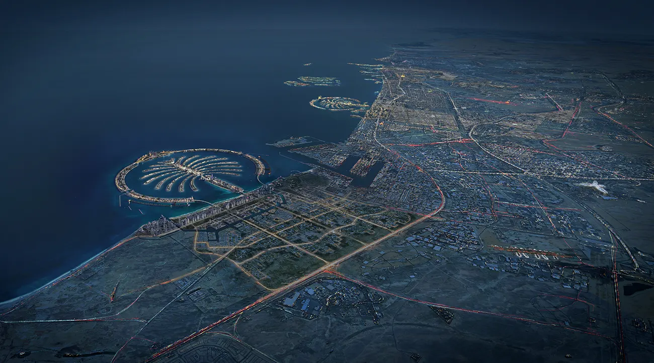 Palm Jebel Ali Villas location map