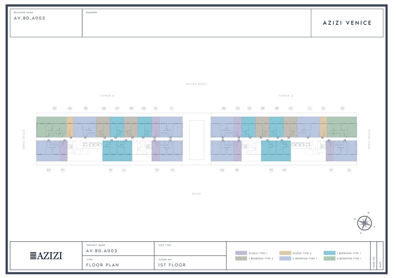 Azizi Venice floor plan