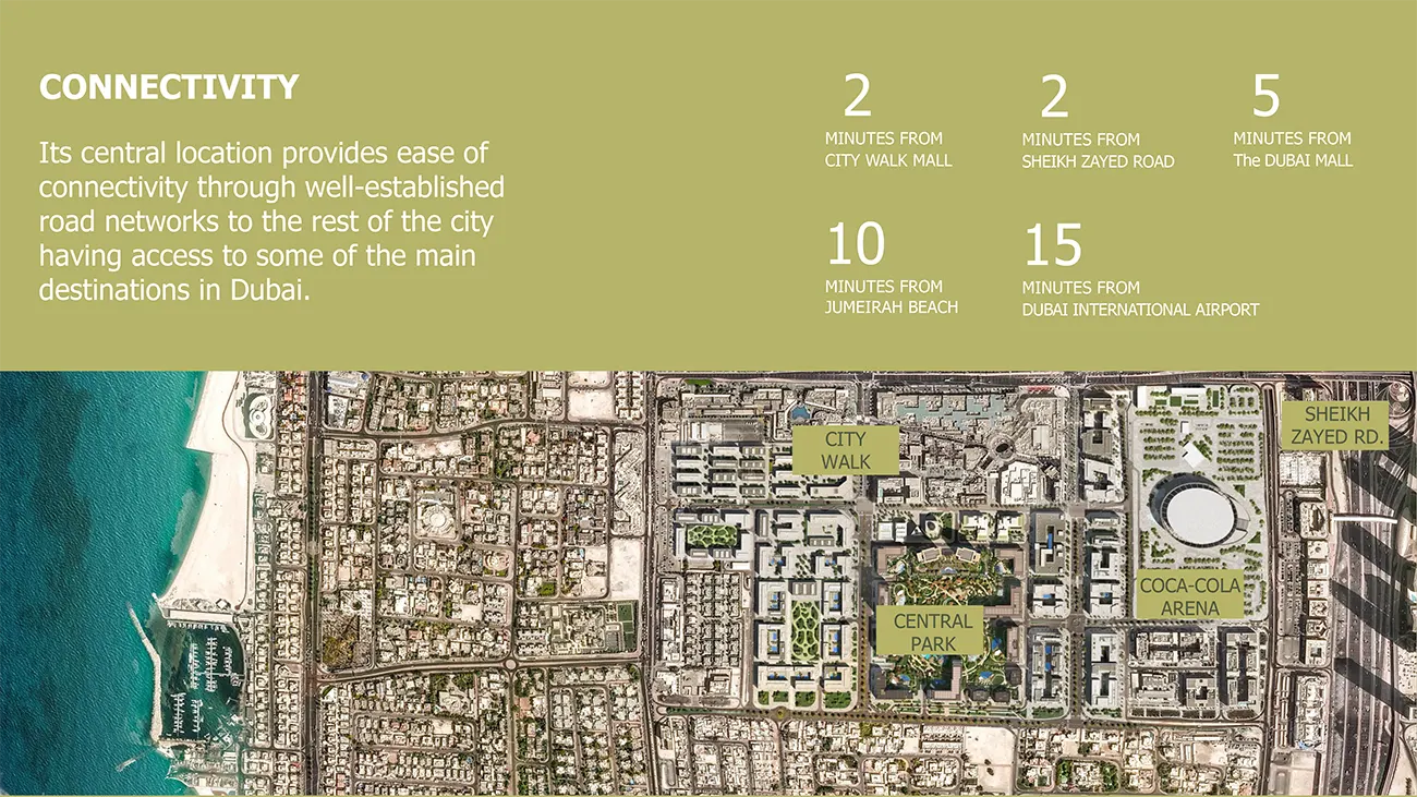 Central Park Plaza location map