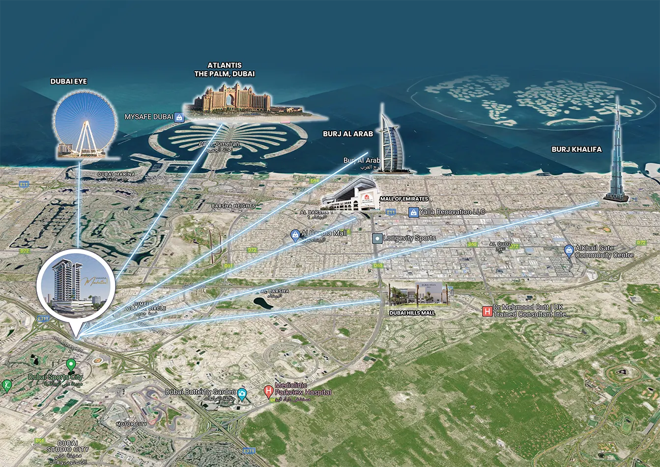 Samana Manhattan 2 location map