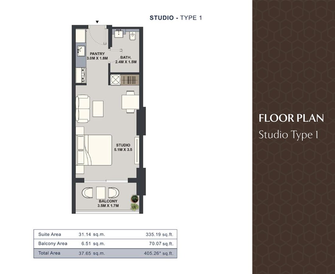 Studio floor plan