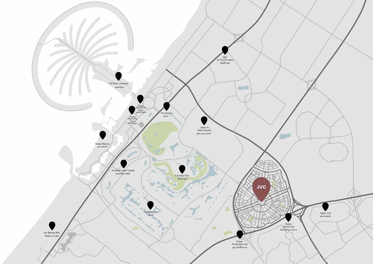 Sapphire 32 Residence location map