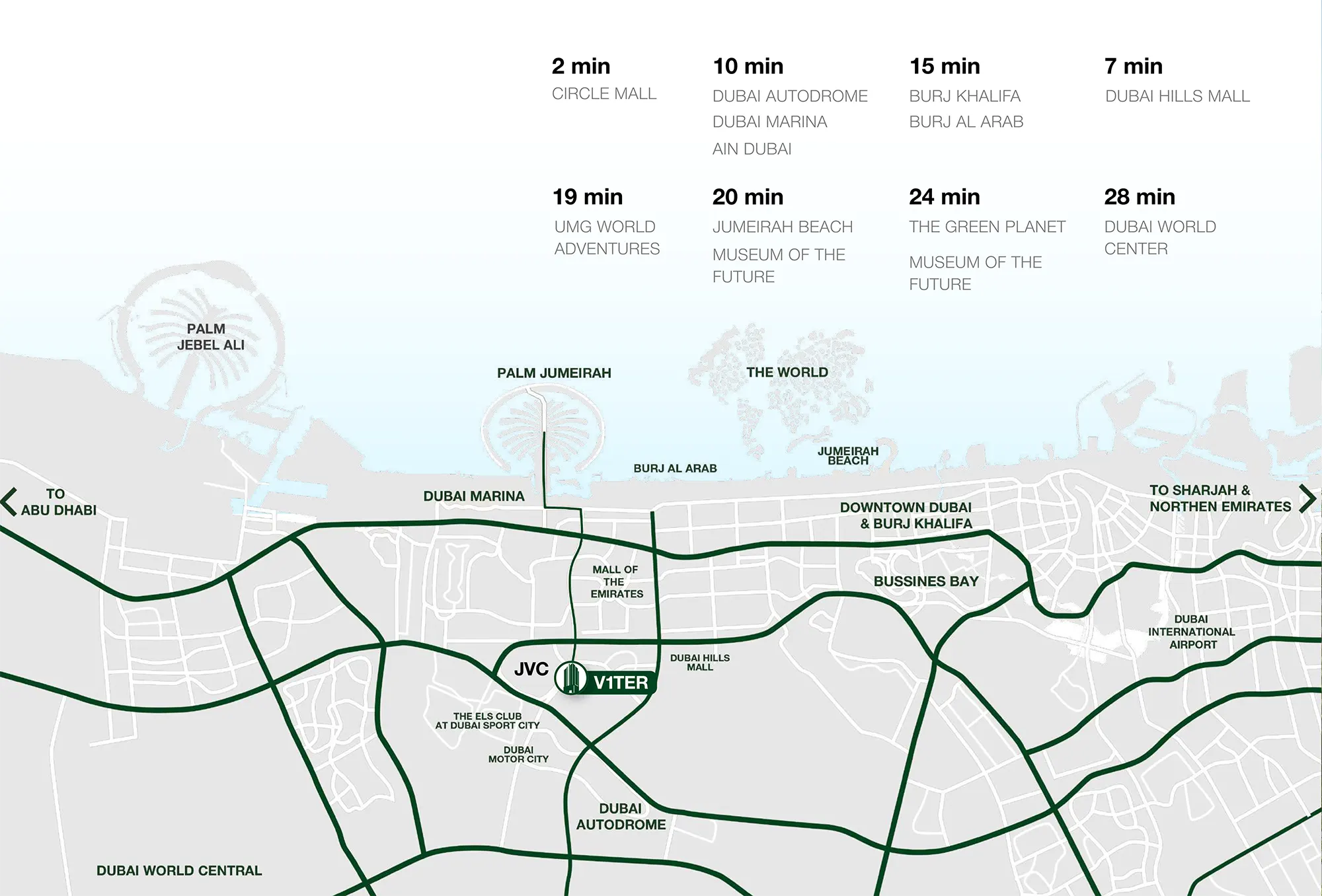 V1ter Residence at JVC location map