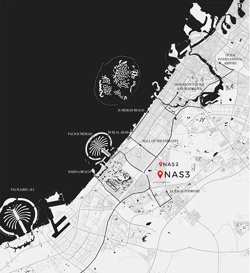 NAS 3 at Arjan location map