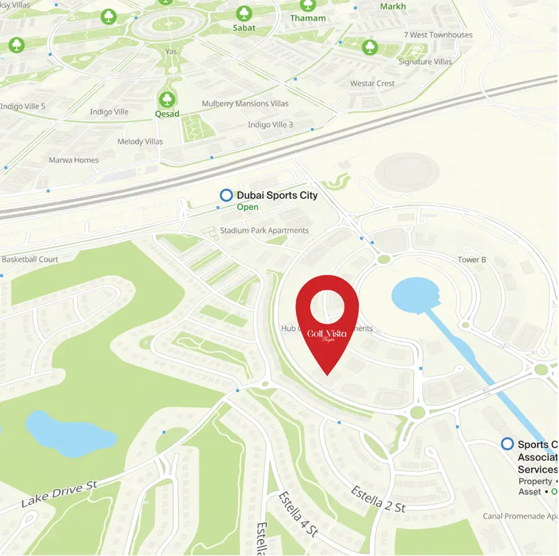Golf Vista Heights location map