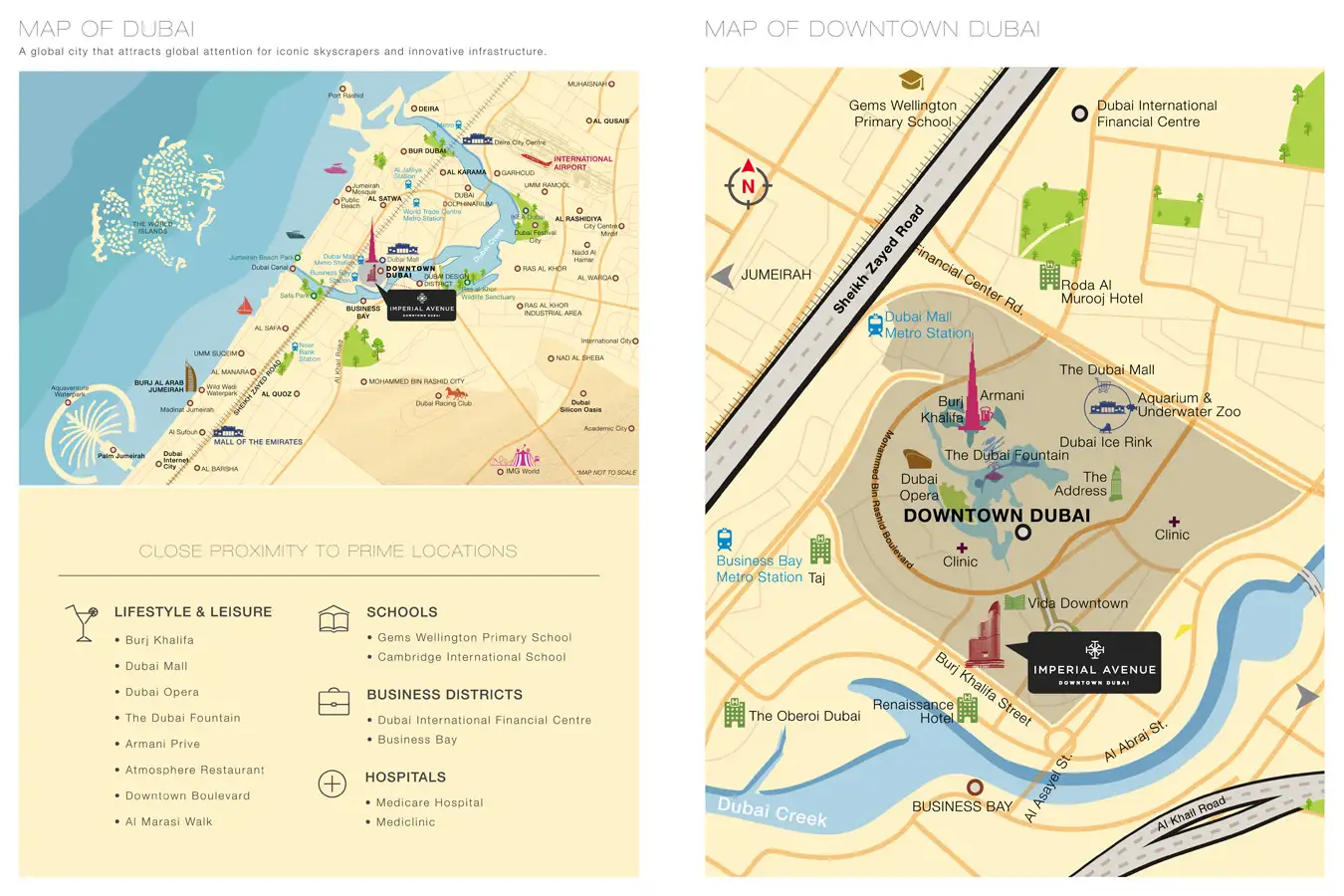 Imperial Avenue location map