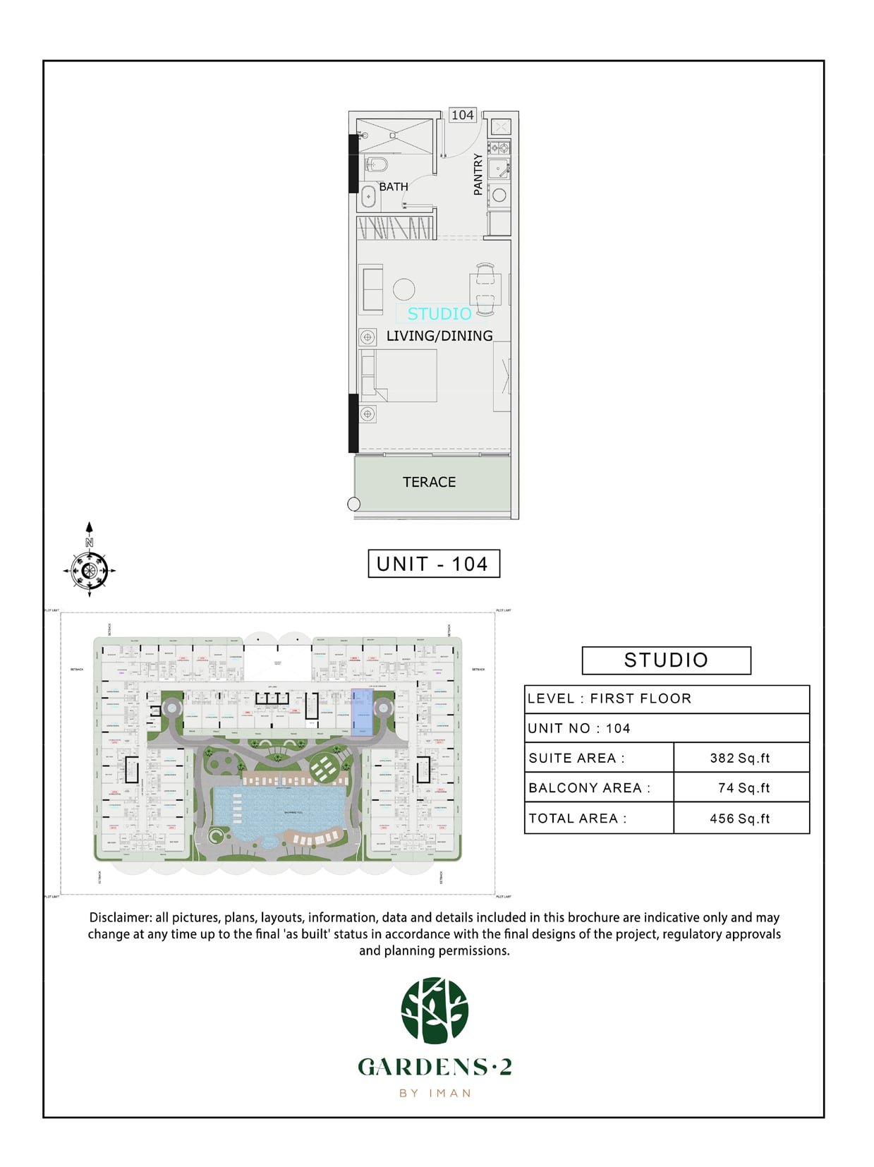 Studio floor plan