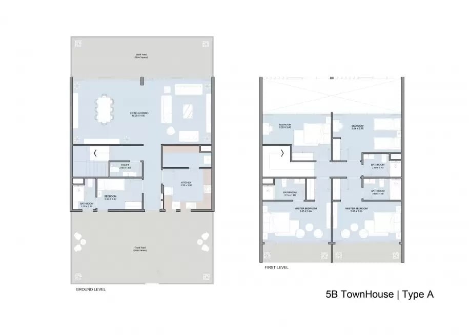 5 Bedrooms + Maid floor plan