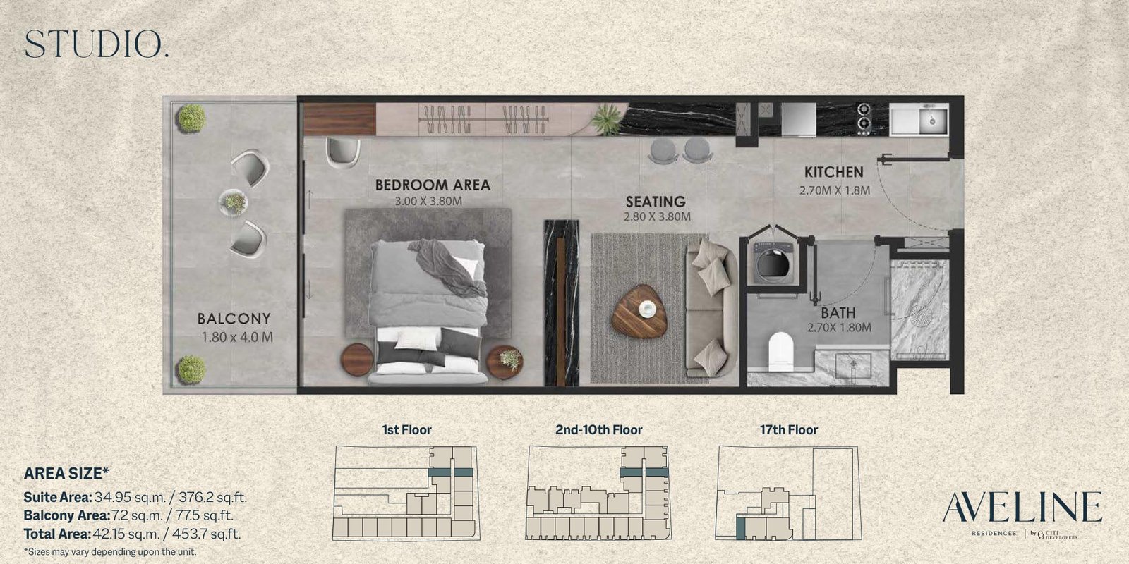 Studio floor plan