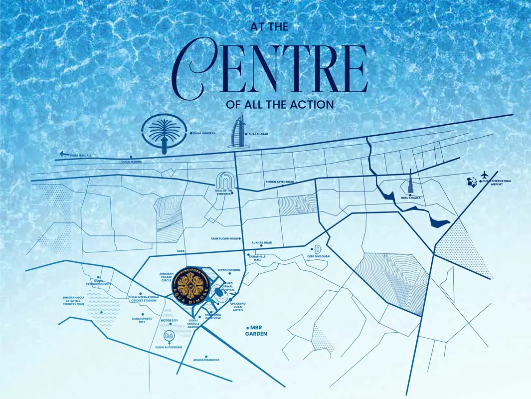 Vincitore Aqua Dimore Phase 2 location map