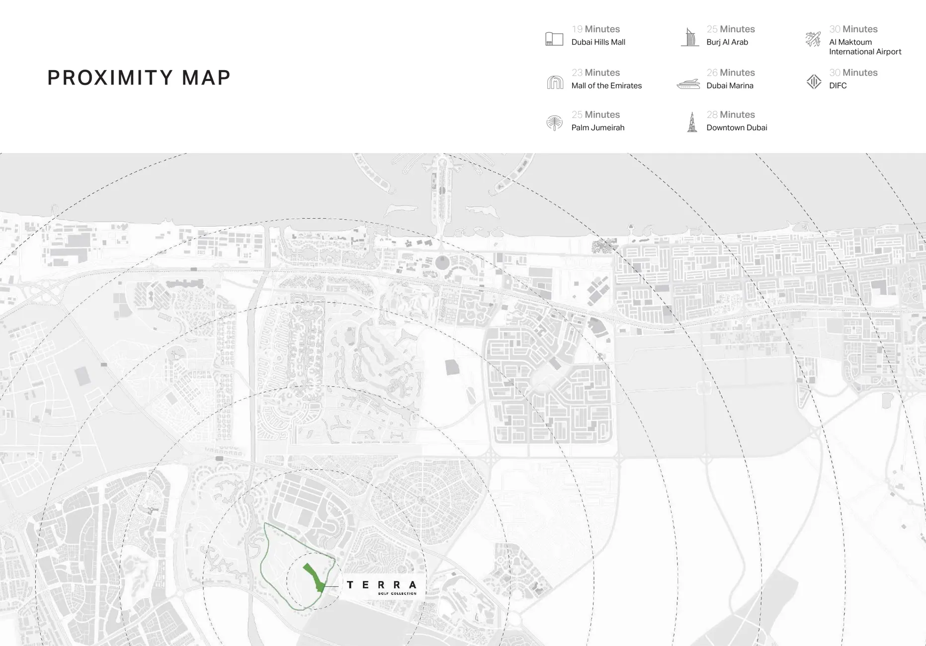 Terra Golf Collection location map