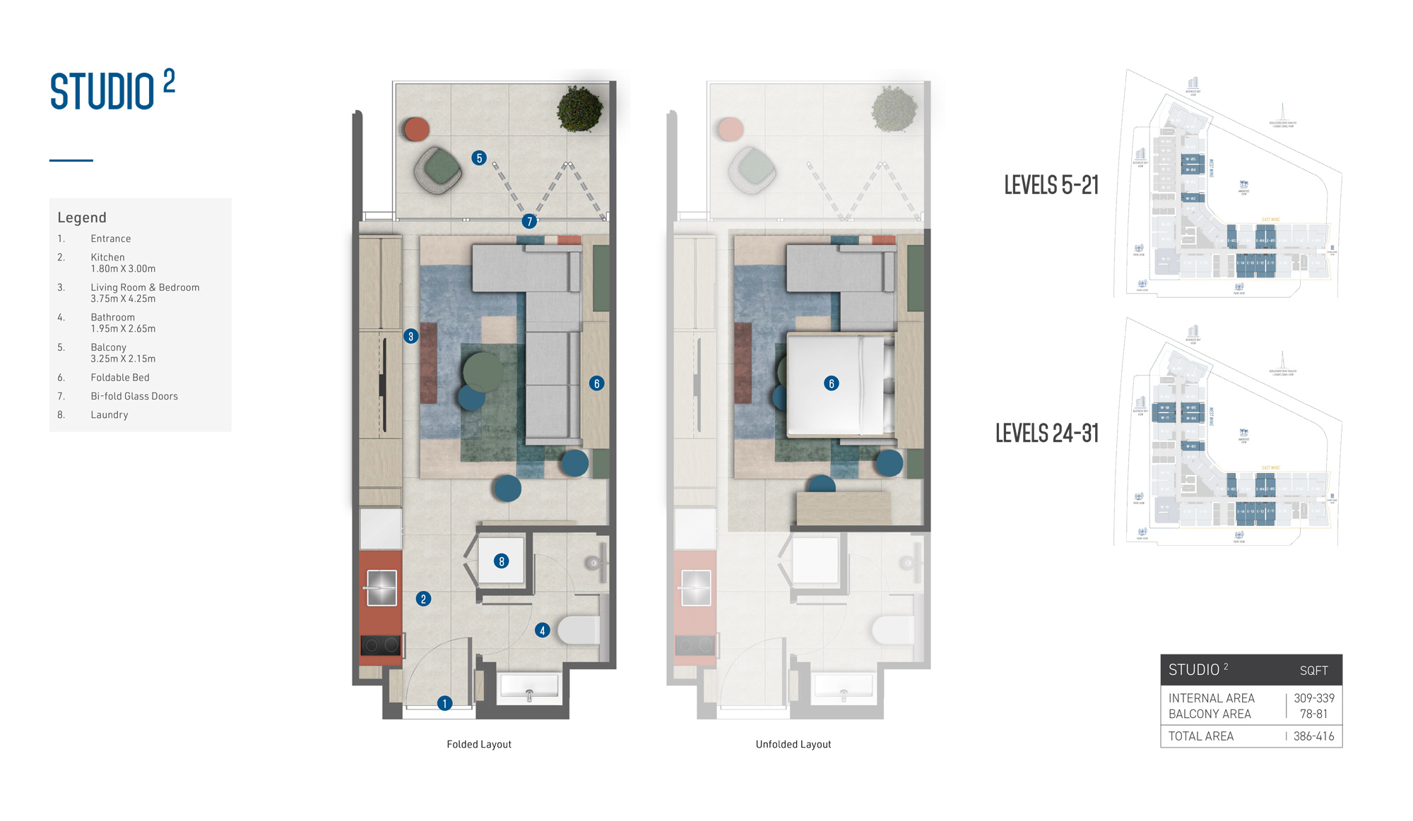 Studio floor plan