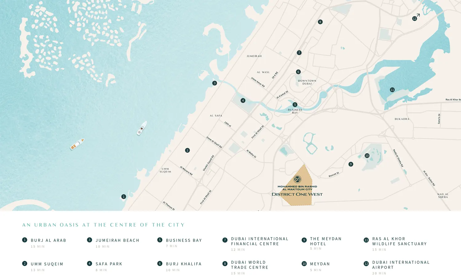 District One West Phase 2 location map