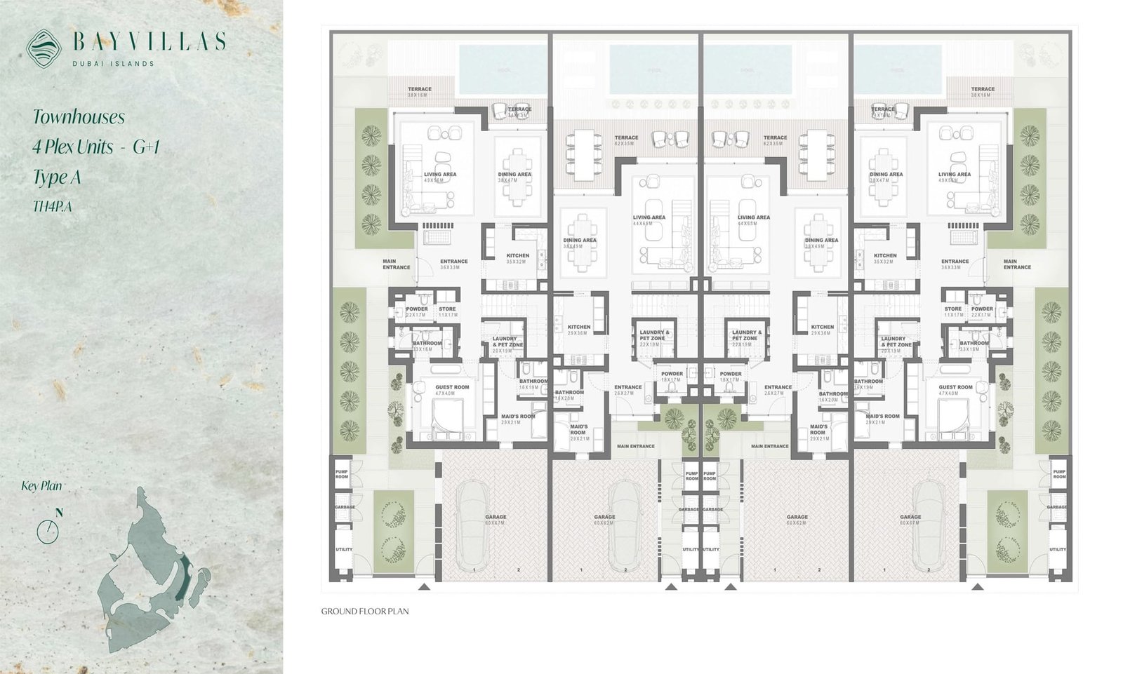 4 Bedrooms + Maid floor plan
