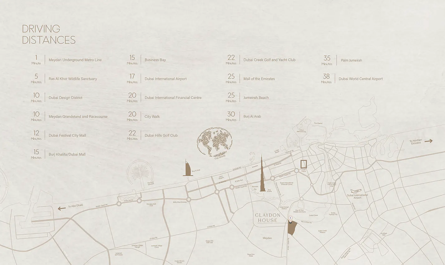 Ellington Claydon House location map