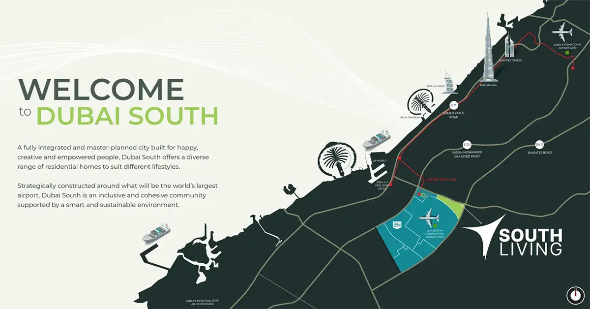 South Living location map