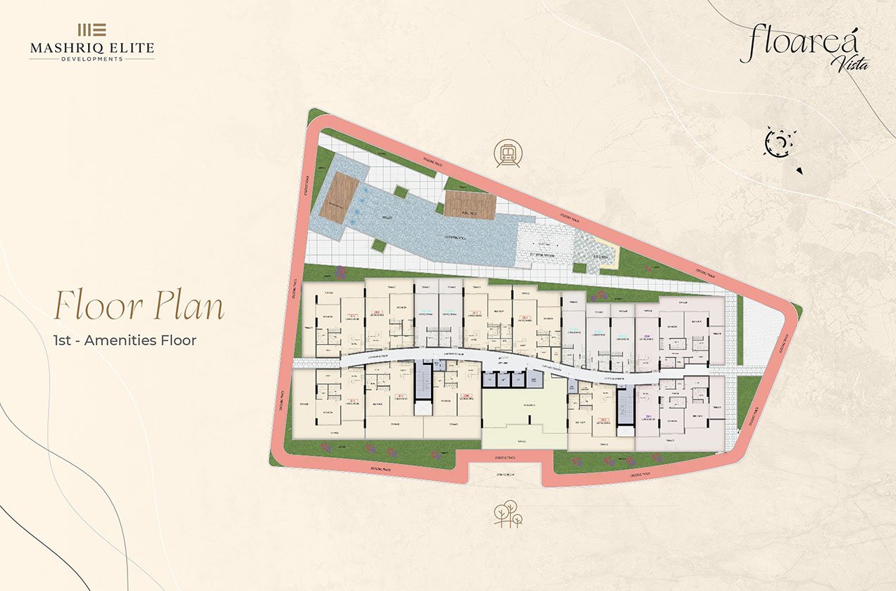 Floarea Vista Typical Floor Plan 1st Amenities Floor floor plan
