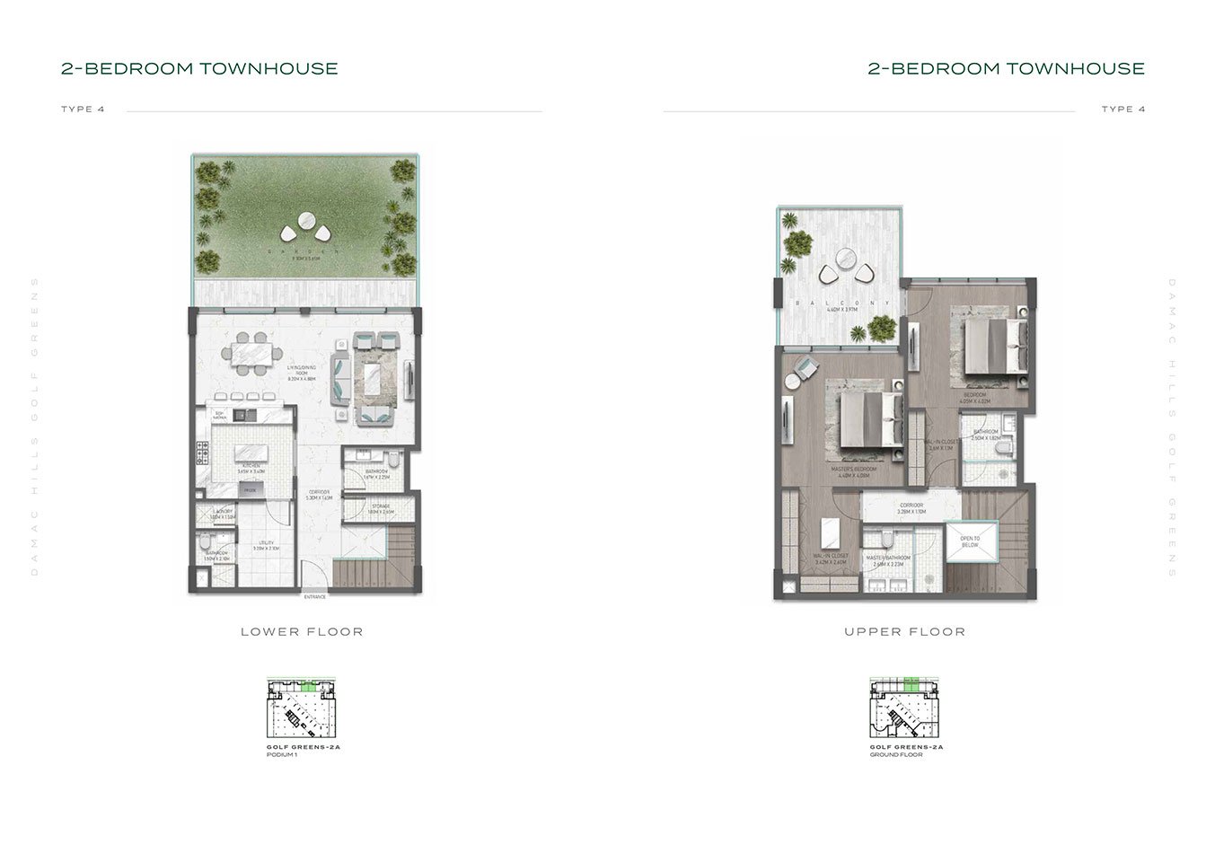 2 Bedroom floor plan