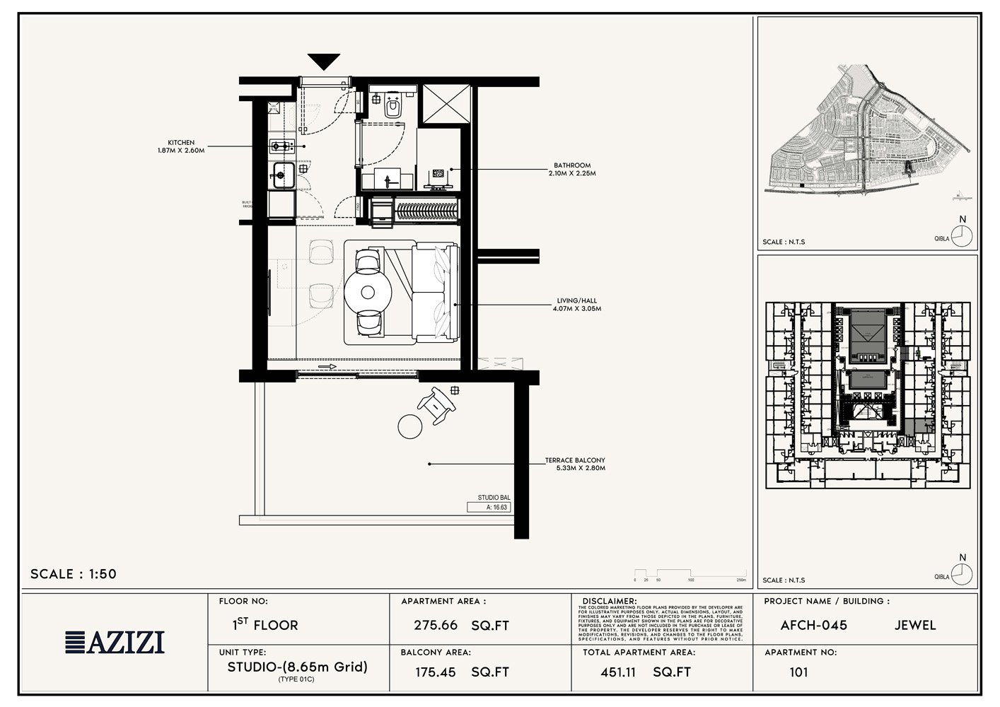 Studio floor plan