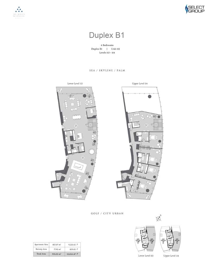 4 Bedroom floor plan
