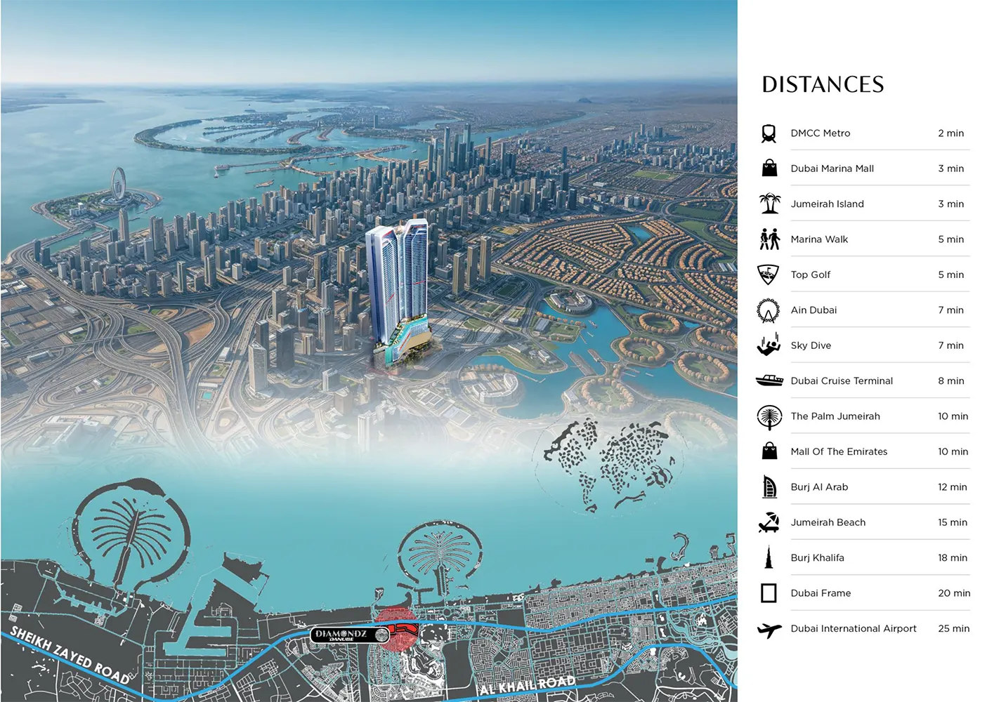 Diamondz by Danube location map